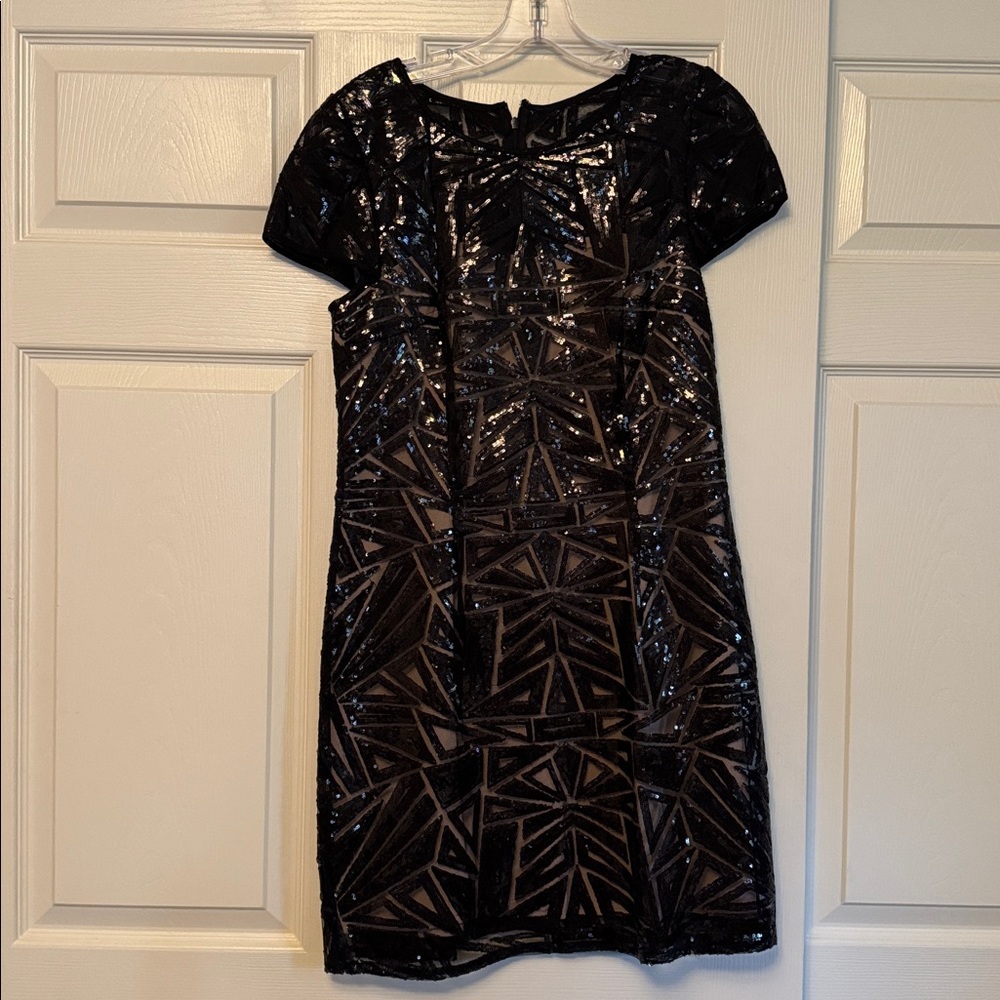 Elegant Black Sequin Dress